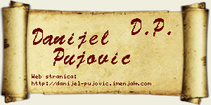 Danijel Pujović vizit kartica